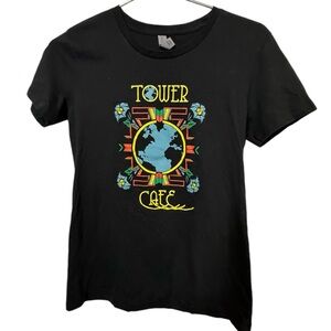 Tower Cafe Restaurant Broadway Downtown Sac Sacramento CA Women’s L T-Shirt RARE